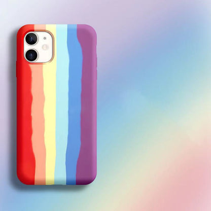Rainbow Liquid Shell Phone Case for Apple iPhone 11