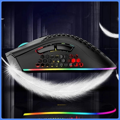 BM600 Rechargeable Wireless RGB Gaming Mouse for PC